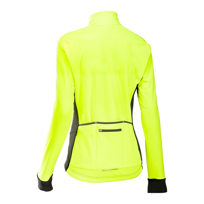 Northwave jacheta ciclism iarna Reload SP pentru femei (Selective Protection) - negru galben fluo