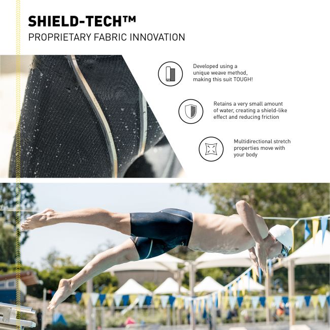 Finis - Costum inot tehnic pentru baieti sau barbati - Rival 2.0 Jammer - albastru