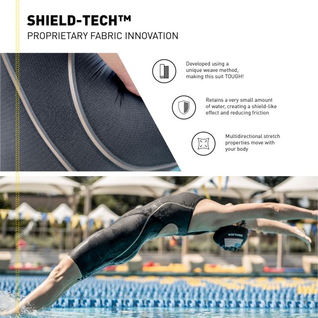 Finis - Costum inot tehnic pentru fete sau femei - Rival 2.0 Open Back Kneeskin - albastru