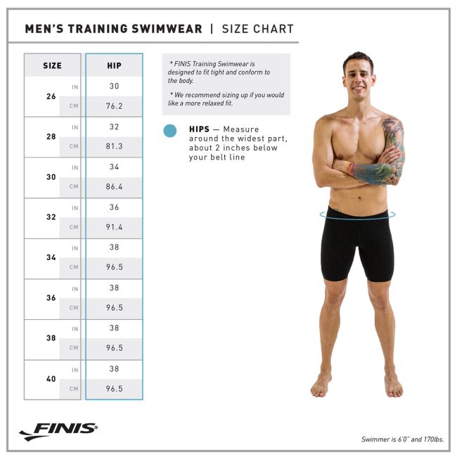 Finis - Slip inot barbati - Brief Solid - negru