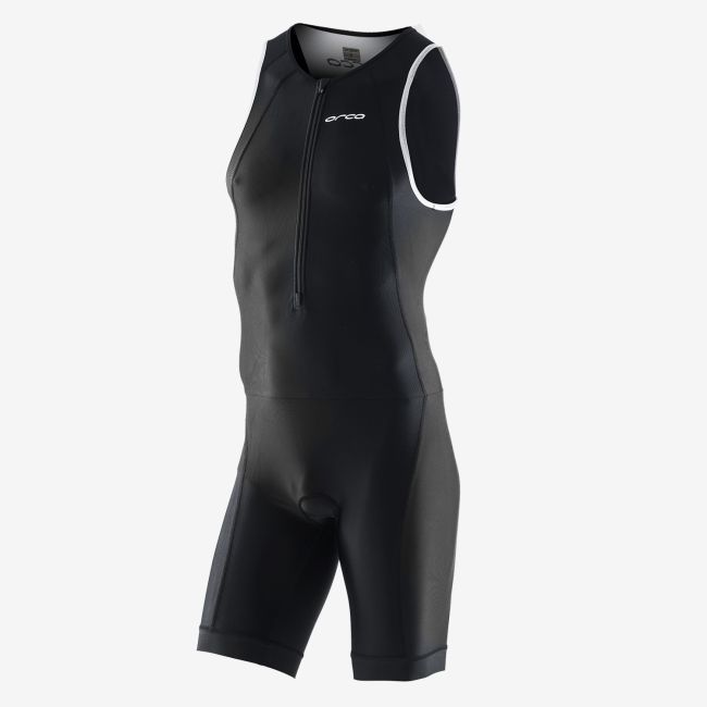 Orca - Costum trisuit antrenament triatlon pentru barbati Core Basic Race Suit - negru alb