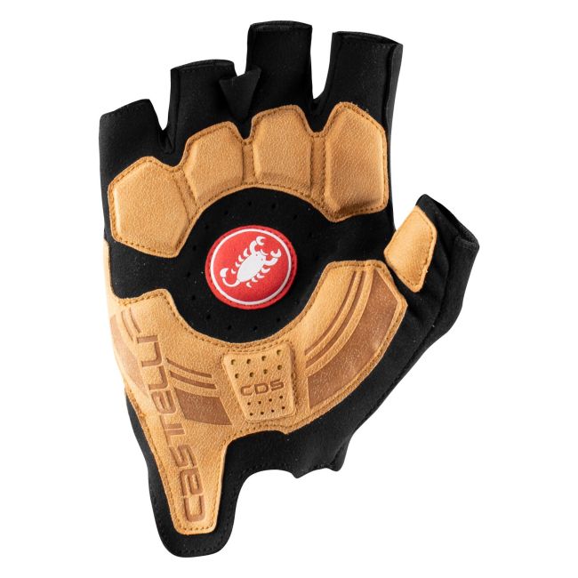 Castelli - manusi ciclism Rosso Corsa Pro V - negru crem