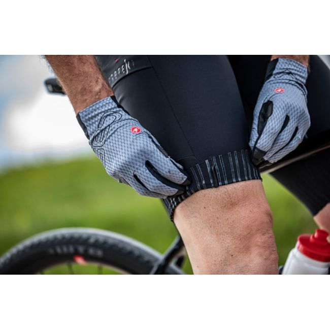 Castelli - pantaloni scurti pentru ciclism cu bretele Unlimited Bibshort - negru