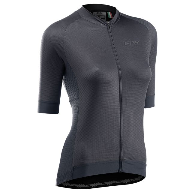 Northwave - tricou ciclism cu mânecă scurtă pentru femei Fast Jersey - negru
