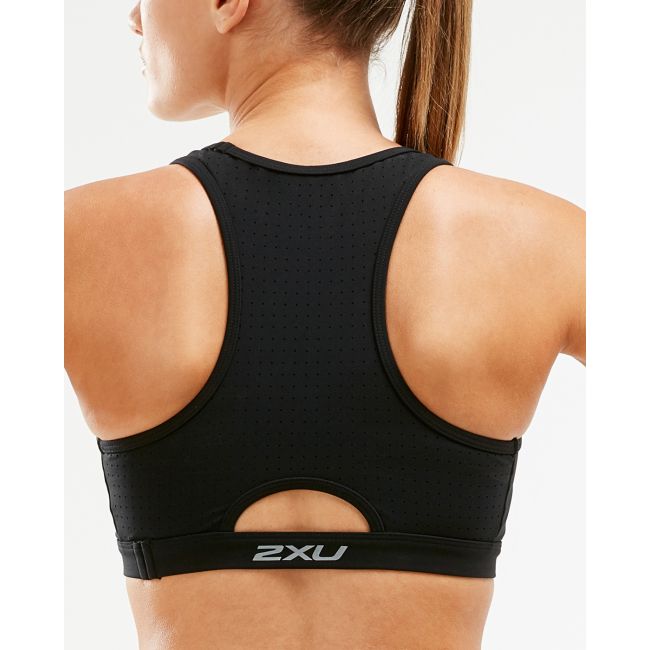 2XU - Bustiera sport pentru femei Active Crop - negru