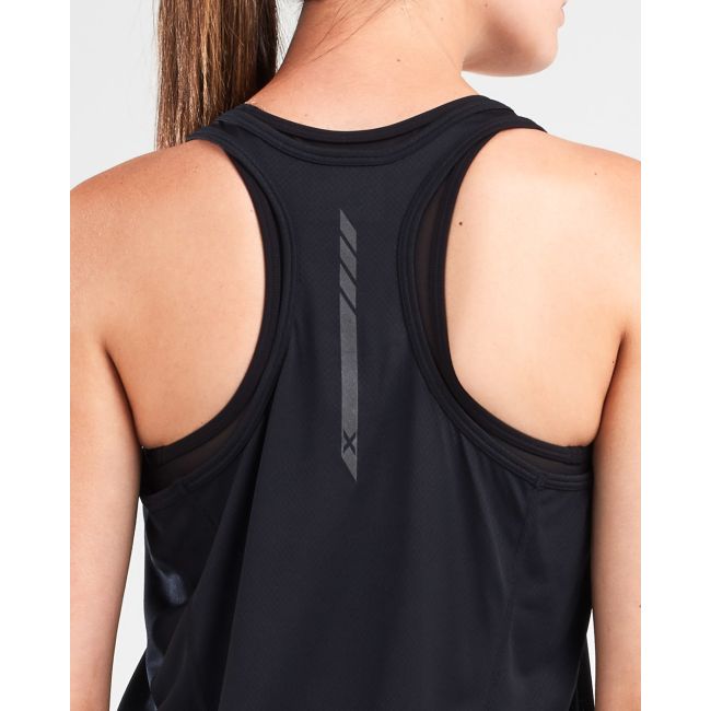2XU - maiou alergare pentru femei GHST Singlet - negru