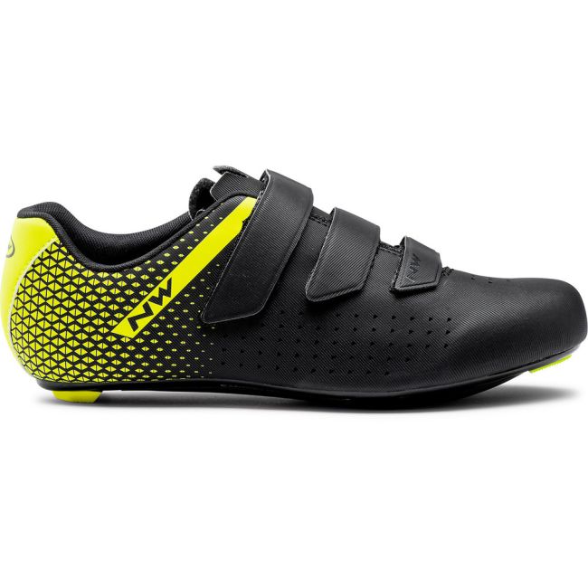 Northwave - pantofi ciclism sosea - Core 2 - Black | Yellow Fluo