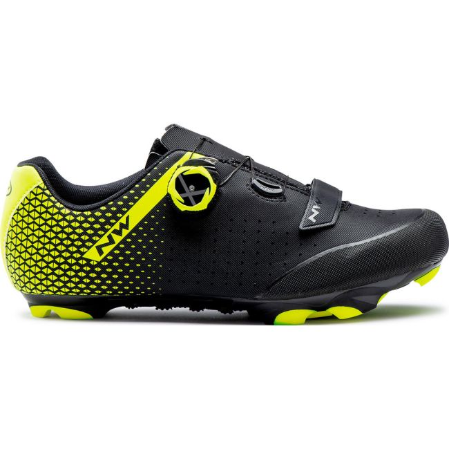 Northwave Origin Plus 2 - pantofi ciclism MTB XC - negru galben