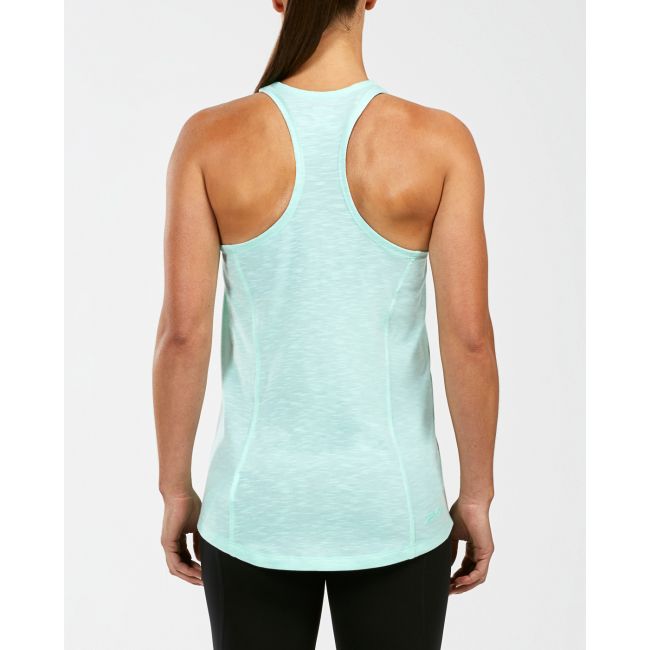 2XU - Maiou femei URBAN Relentless Sleeveless  Singlet - verde deschis