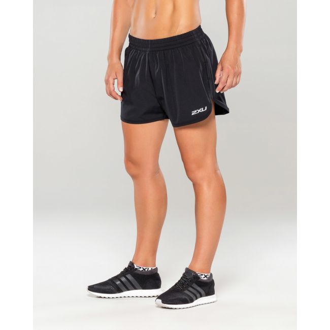 2XU - Pantaloni scurti de alergare pentru femei  SPRY 3" Shorts - negru
