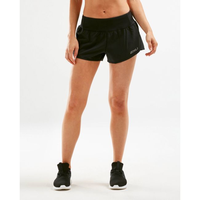 2XU - Pantaloni scurti de alergare pentru femei XVENT 4; Free Short - negru
