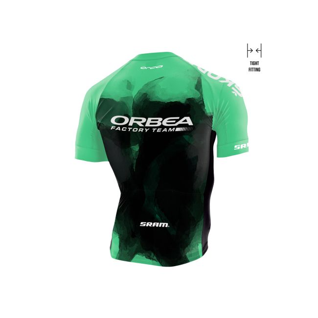 Orca - tricou pentru ciclism Orbea Jersey Factory Performance - negru verde
