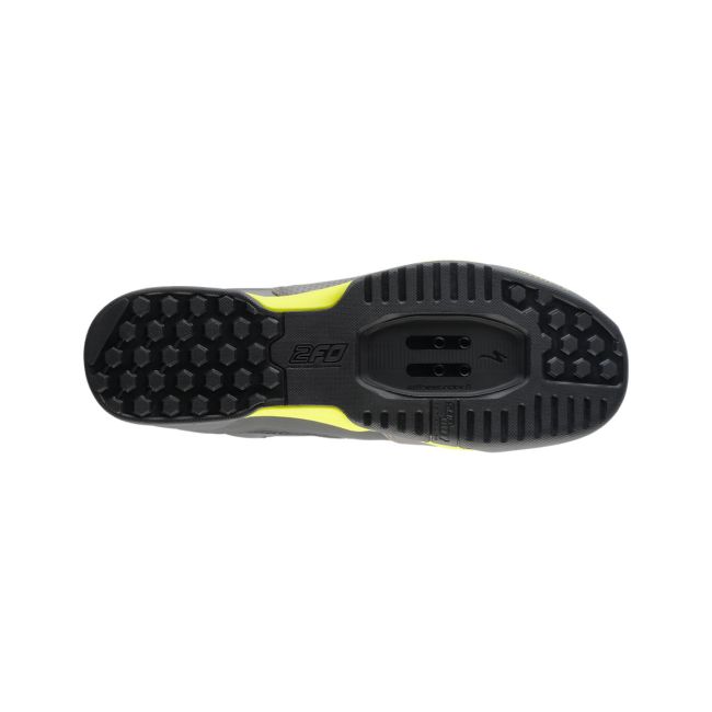 Specialized 2FO ClipLite - pantofi pentru ciclism mtb - gri galben-fluo