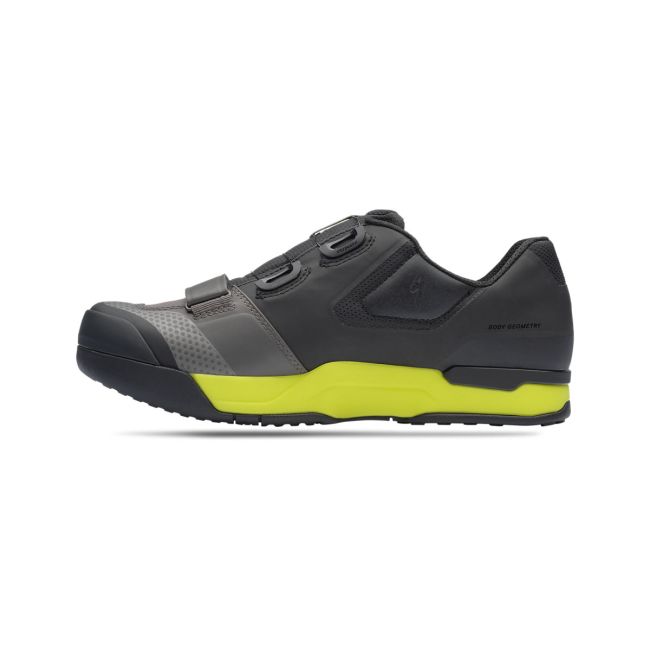 Specialized 2FO ClipLite - pantofi pentru ciclism mtb - gri galben-fluo