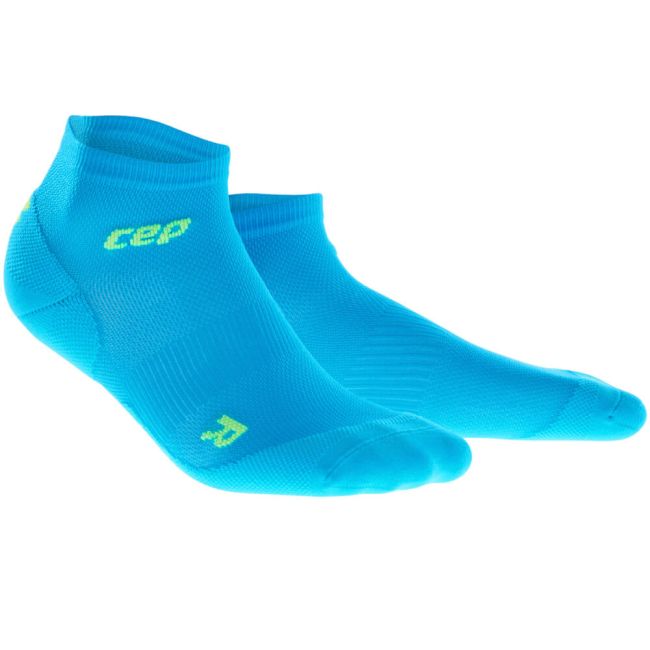 CEP Sosete low cut Ultralight W albastru-verde