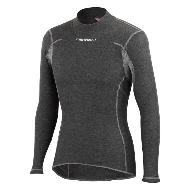 Castelli Bluza corp cu maneca lunga Flanders Warm LS - gri