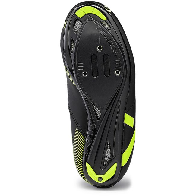Northwave Torpedo 2 Junior - pantofi Road copii - negru-galben-fluo
