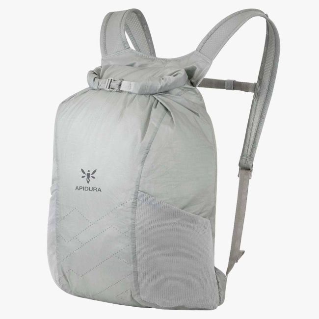 Apidura - Rucsac pliabil din material rezizstent apa Packable Backpack 13 litri - gri deschis