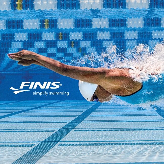 Finis - ochelari inot adulti Smart Google - alb gri inchis fumuriu