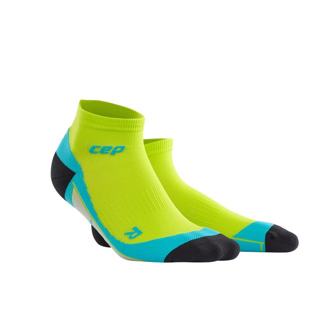 CEP Sosete low cut lime-albastru hawaii