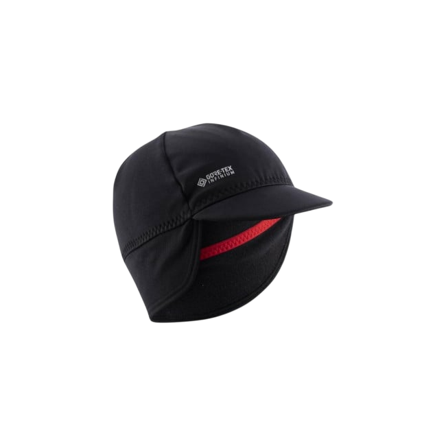 Castelli - sapca ciclism iarna sau vreme rece Estremo WS - negru rosu