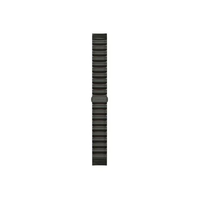 Garmin curea hibrida din titan si silicon QuickFit pentru MARQ - gri carbon DLC