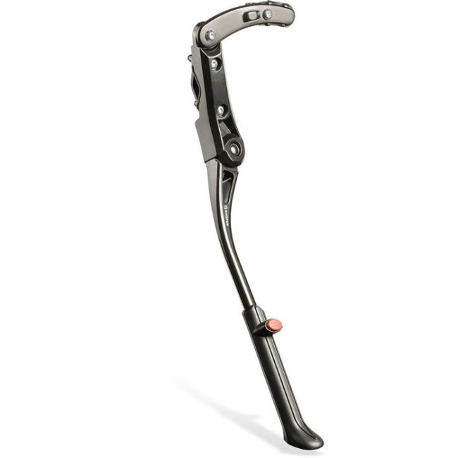 BikeFun - Cric reglabil Bicicleta Kickstand 24-29", aluminiu - negru