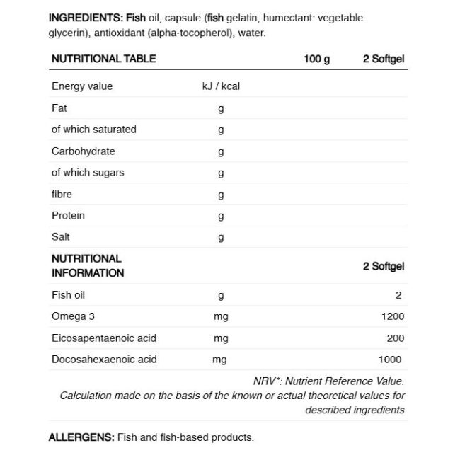 226ers - capsule  - Fish Oil Omega 3 - 120 capsule