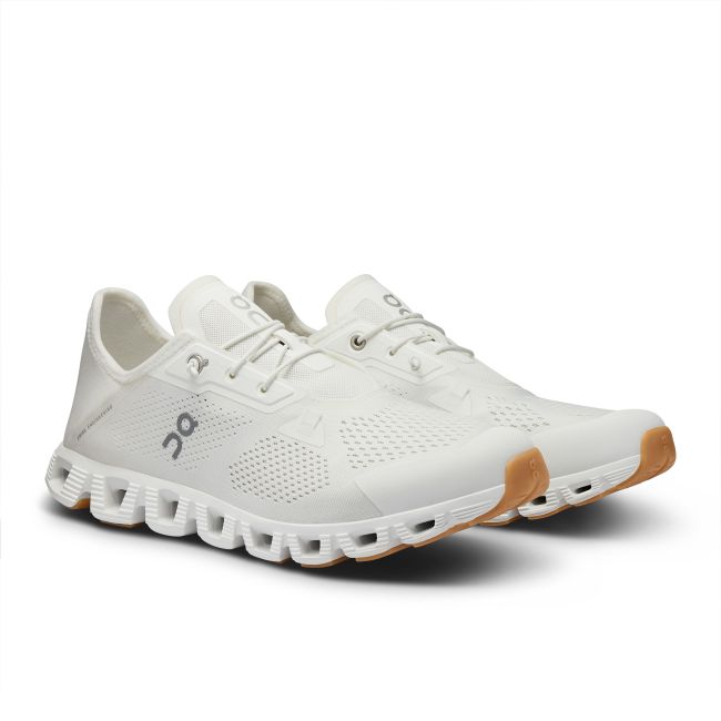 On - pantofi alergare - Cloud 5 Coast - Undyed-White / White