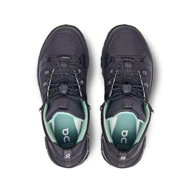 On - ghete sport pentru femei - Cloudtrax Waterproof W - Negru
