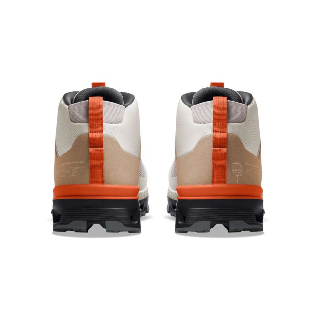 On Cloudtrax - ghete sport pentru barbati - alb Ivory portocaliu chai negru