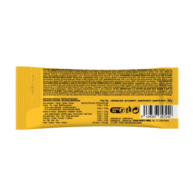 226ers - gel energie - consistenta de jeleu - Hydrajelly - Banana - 40g