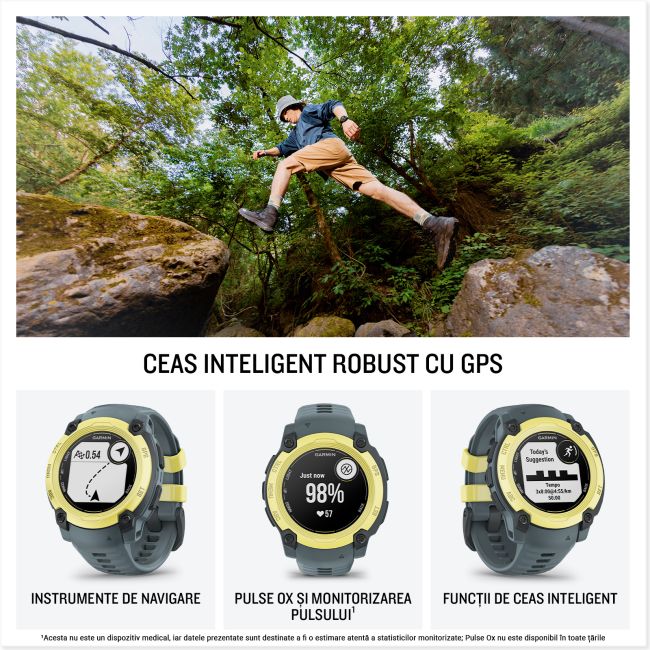 Garmin Instinct E 40mm - Smartwatch Robust GPS - lime