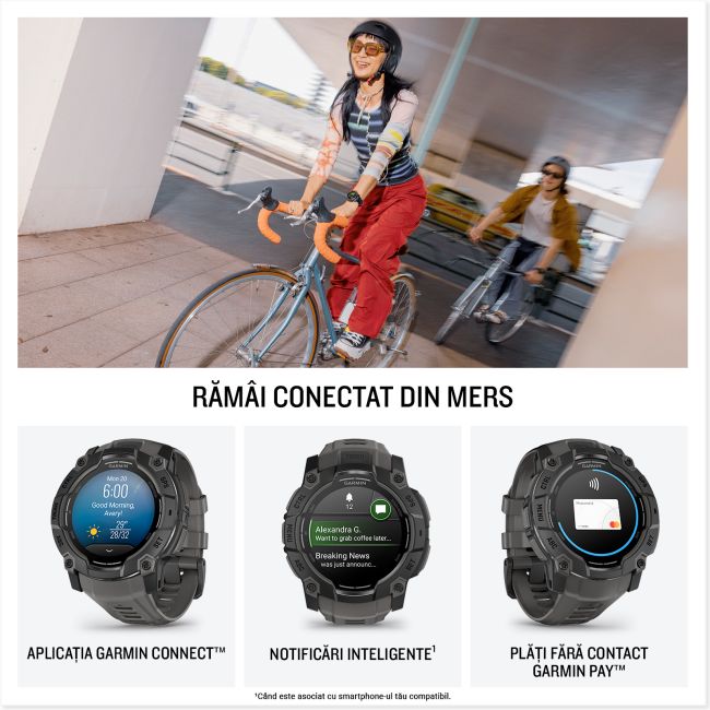 Garmin Instinct 3 AMOLED 50mm - Smartwatch Robust GPS