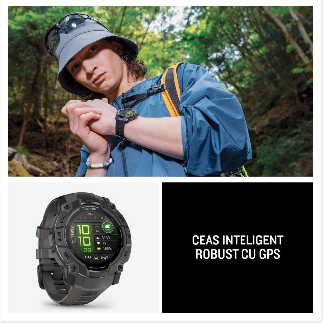 Garmin Instinct 3 AMOLED 50mm - Smartwatch Robust GPS