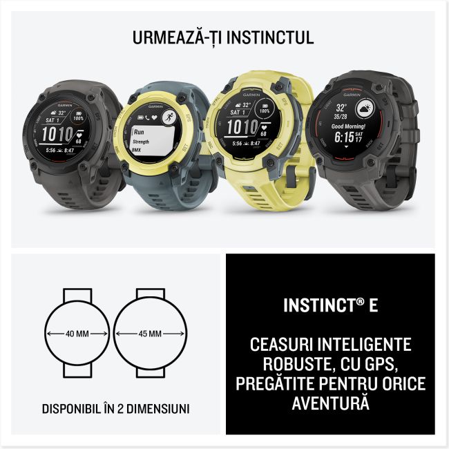 Garmin Instinct E 40mm - Smartwatch Robust GPS - lime