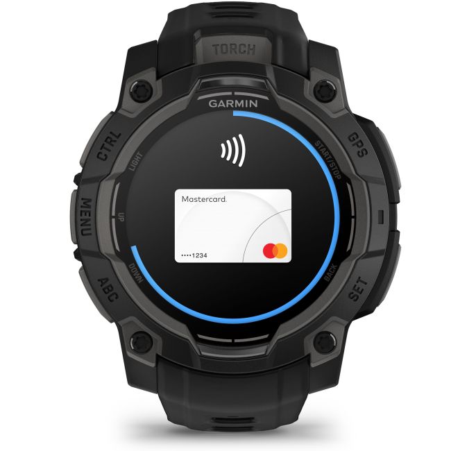 Garmin INSTINCT 3 - 45 mm AMOLED negru - smartwatch robust cu GPS