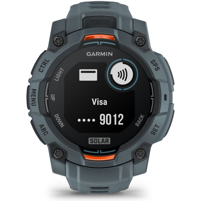 Garmin INSTINCT 3 - 45 mm Solar albastru Twilight - smartwatch robust cu GPS