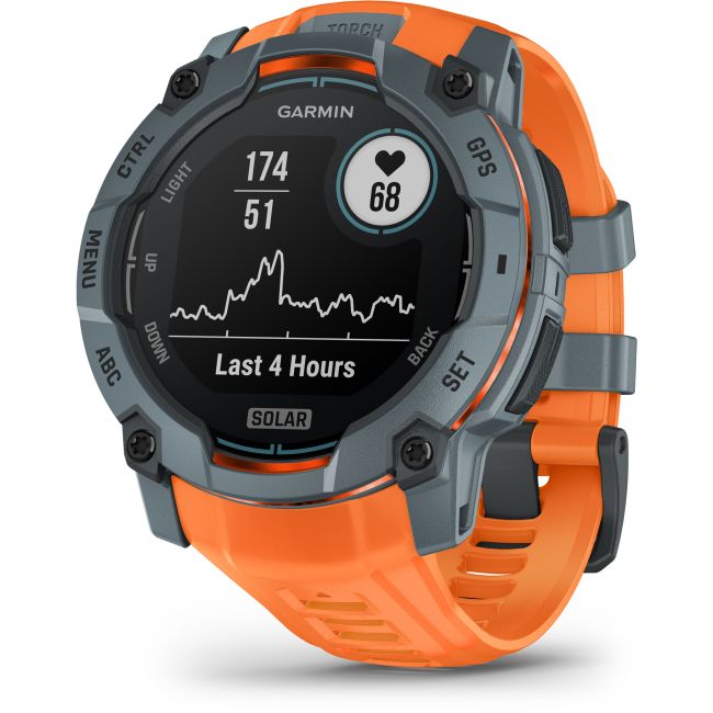 Garmin INSTINCT 3 - 50 mm Solar albastru Twilight - smartwatch robust cu GPS