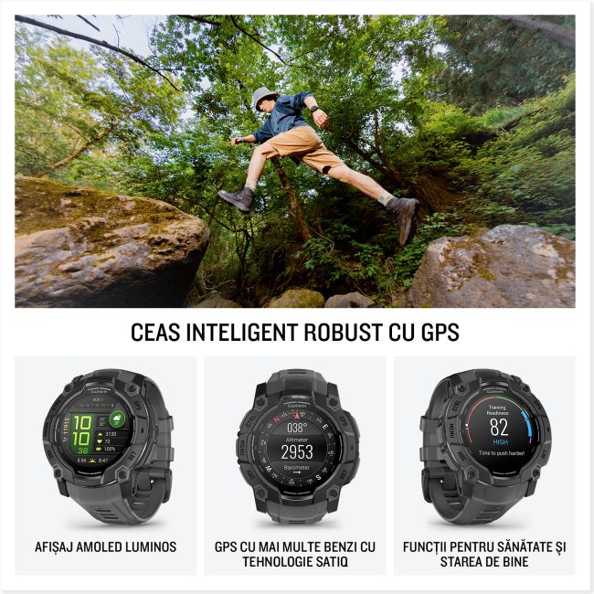 Garmin Instinct 3 AMOLED 50mm - Smartwatch Robust GPS
