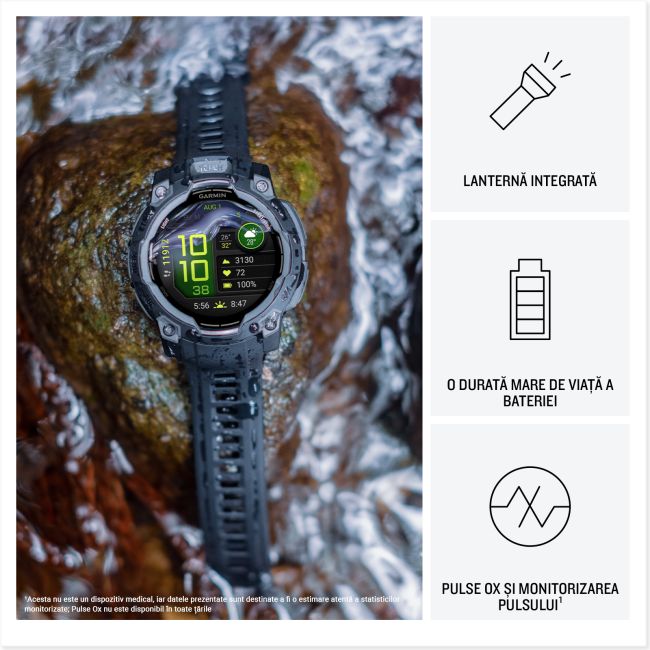 Garmin Instinct 3 AMOLED 50mm - Smartwatch Robust GPS