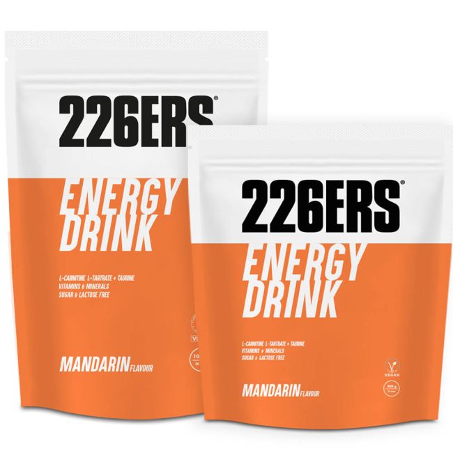 226ers - plic pudra vegan - energy drink - mandarina - 500gr
