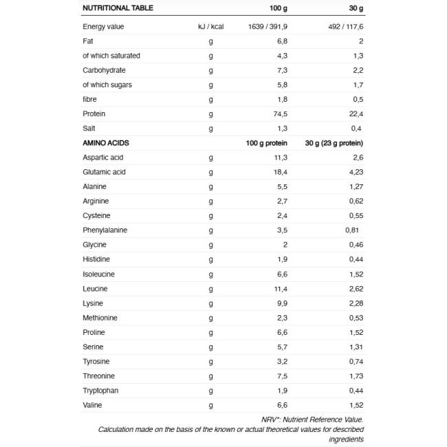 226ers - plic pudra proteica - whey protein - vanilie - 1kg