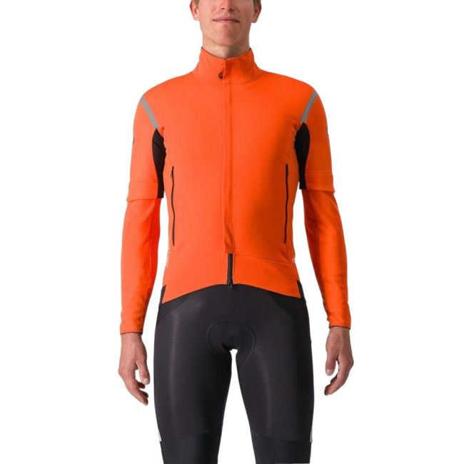 Castelli - jacheta iarna 4-16 gr C - Perfetto RoS Convertible - portocaliu