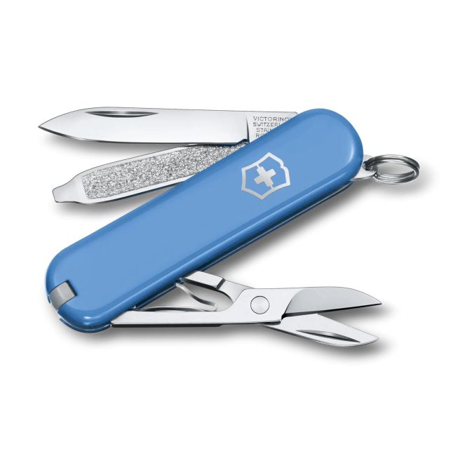 Victorinox - briceag multifunctional - 7 functii - Classic SD Colors - summer rain - albastru