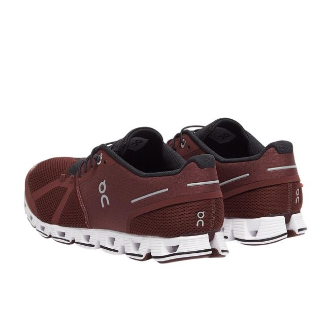 On Cloud - pantofi de alergare pentru barbati - Ox White - visiniu negru alb