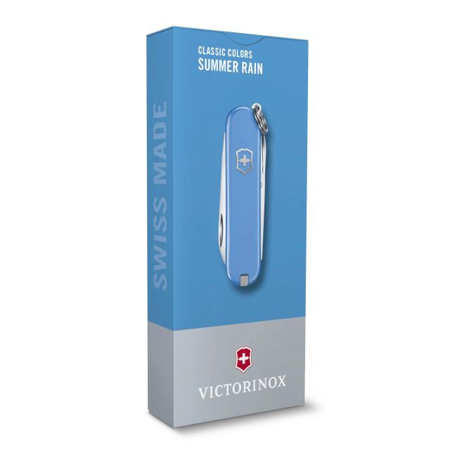 Victorinox - briceag multifunctional - 7 functii - Classic SD Colors - summer rain - albastru