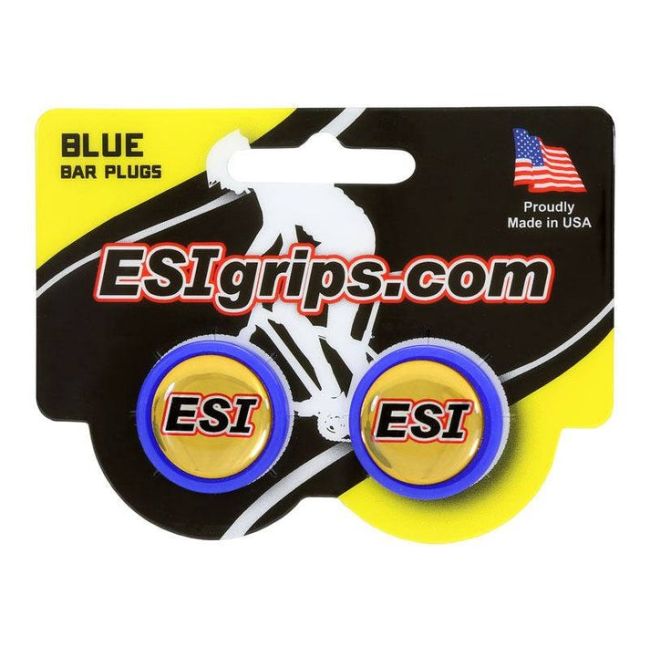 ESI - dopuri de ghidon - bar plugs - albastru