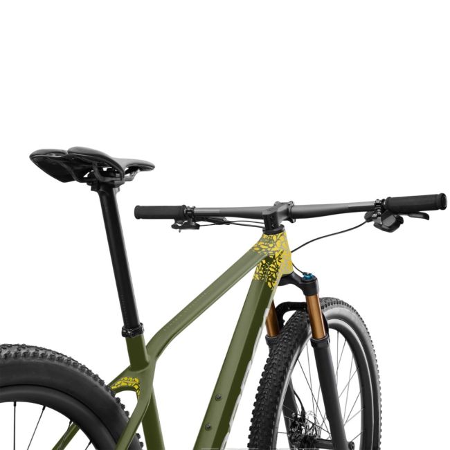 Orbea Alma M-Pro 2022 - bicicleta MTB hardtail XC 29" - MyO custom verde military - auriu