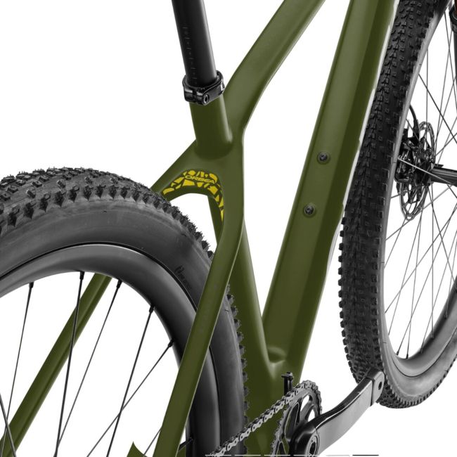 Orbea Alma M-Pro 2022 - bicicleta MTB hardtail XC 29" - MyO custom verde military - auriu